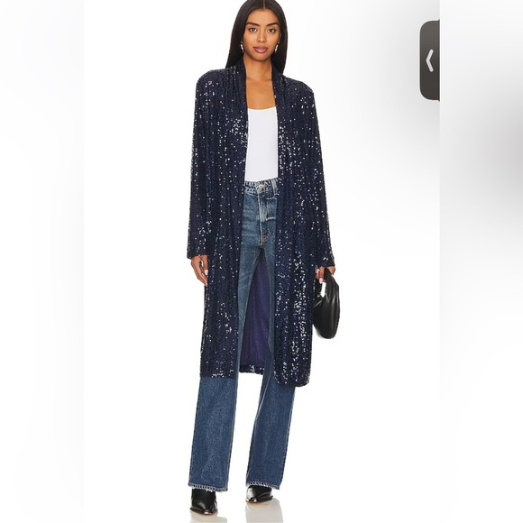 NWT Steve Madden (a REVOLVE brand) Show Stopper Duster in Eclipse. Size Medium - Picture 1 of 11